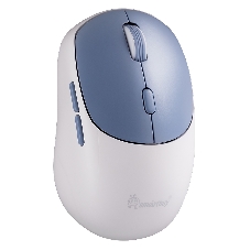 Комплект клавиатура+мышь Smartbuy 107AG беспроводной, USB, 1200 DPI, бело-голубой