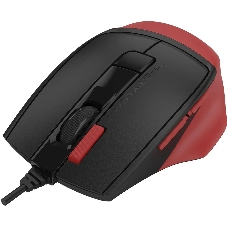 Мышь проводная A4Tech Fstyler FM45S Air красный/черный, 2400 dpi, USB, кнопки - 7