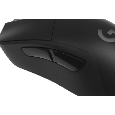 Мышь игровая Logitech G703 Lightspeed черная, сенсор 100-25600dpi (Hero25K), беспроводная 2.4GHz + USB 1,8м, 5 программируемых кнопок + колесо прокрутки, RGB-подсветка, под правую руку