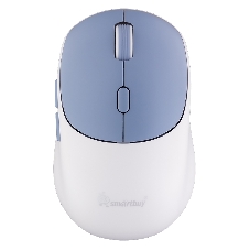 Комплект клавиатура+мышь Smartbuy 107AG беспроводной, USB, 1200 DPI, бело-голубой