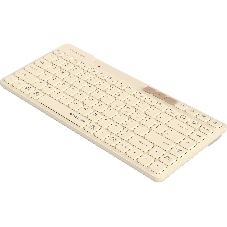 Клавиатура беспроводная A4Tech Fstyler FBK26C AS, USB, Bluetooth/Радиоканал, бежевый