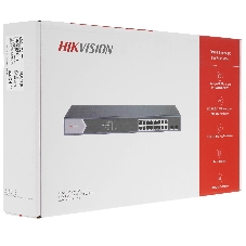 Коммутатор Hikvision DS-3E0518P-E/M, 16×1 Гбит/с PoE + 1×1 Гбит/с RJ45 + 1×1 Гбит/с SFP, неуправляемый