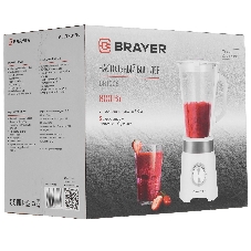Блендер стационарный Brayer BR1206 белый, 800 Вт, плавная регулировка