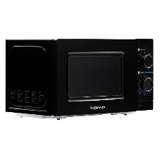 Микроволновая печь HOME HMM207BB черный, 20 л, 700 Вт, переключатели — поворотный механизм