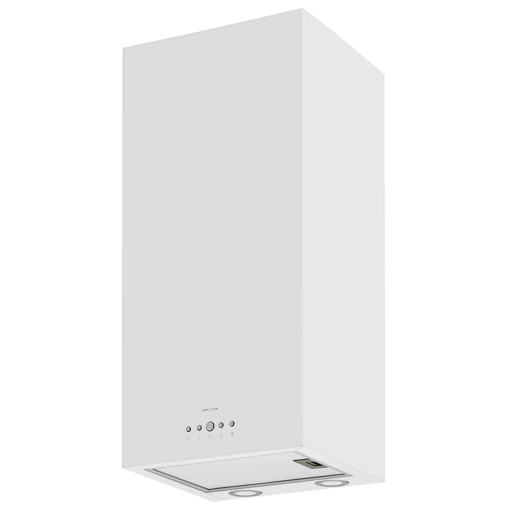 Вытяжка пристенная KRONA Dita R 400 PB белый, 40 см, 1300 куб. м/ч, 58 дБ