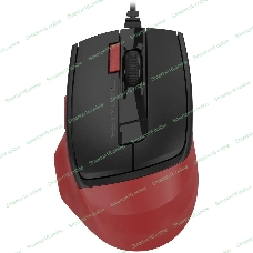 Мышь проводная A4Tech Fstyler FM45S Air красный/черный, 2400 dpi, USB, кнопки - 7
