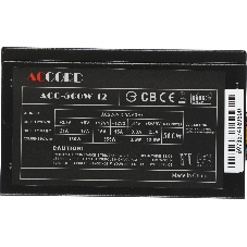 Блок питания Accord ACC-500W-12, 500Вт,120мм,