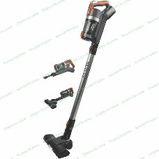 Пылесос вертикальный Viconte VC-399 серый/черный, питание от аккумулятора, 150 Вт, уборка сухая, пылесборник 0.5 л