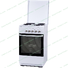 Плита электрическая Flama L FE 14010 W белый эмаль (металлическая крышка)