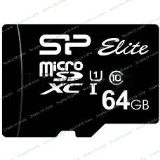 Флеш карта microSDXC 64Gb Class10 Silicon Power SP064GbSTXBV1V20 Elite w/o adapter
