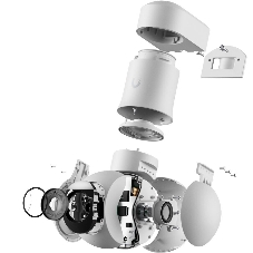 Камера видеонаблюдения Ubiquiti UniFi Protect Camera G5 PTZ 2K (4Mp), 30 к/с, ƒ/1.85–ƒ/2.4, IP66, ИК-подсветка до 20 м