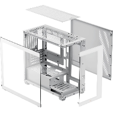 Корпус Ocypus Gamma C52 WH, Mini-Tower, белый