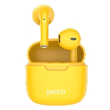 Беспроводные наушники PERO TWS05 COLORFUL Yellow