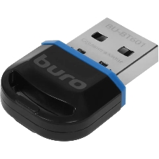 Адаптер USB Buro BU-BT601 Bluetooth V6.0 EDR+ BLE class 2 20м черный