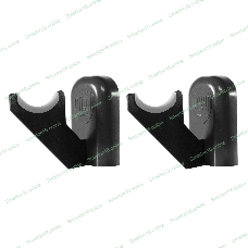 Комплект настенных регулируемых кронштейнов Royal Thermo Design 100, черные