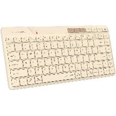 Клавиатура беспроводная A4Tech Fstyler FBK26C AS, USB, Bluetooth/Радиоканал, бежевый