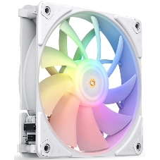 Вентилятор для корпуса JONSBO ZF-120W (120x120x25мм, 4-pin PWM, ARGb, 61.0CFM, 28.9dBA, 1500RPM, белый, 3pcs)
