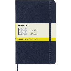 Блокнот Moleskine CLASSIC SOFT QP617B20 Large 130х210 мм 192 стр. клетка мягкая обложка синий сапфир