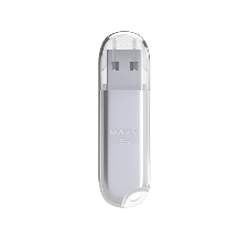 Флешка USB Maxvi P1 (FD8GBUSB20C10P1 silver), 8Gb, USB 2.0, R/W 12/5, серебристый