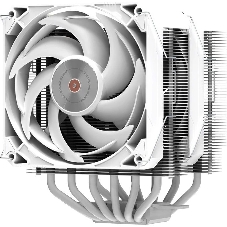 Кулер для процессора Alseye Q120DT Plus белый, 120 мм, медь, 3000 об/мин, 45 дБ, 4 pin PWM, 270 Вт, высота 160 мм