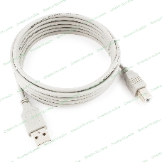 Кабель USB2.0 Cablexpert CC-USB2-AMBM-10-N, AM/BM, медь, 3.0м, пакет