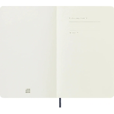 Блокнот Moleskine CLASSIC SOFT QP617B20 Large 130х210 мм 192 стр. клетка мягкая обложка синий сапфир