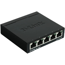 Коммутатор D-Link DGS-1005D, 5×1 Гбит/с, неуправляемый