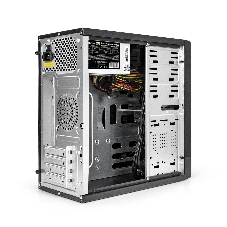 Корпус ExeGate MA-371X-UN500, Mini-Tower, чёрный, БП 500 Вт