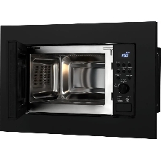 Встраиваемая микроволновая печь Weissgauff HMT-620 B Grill черный, 20 л, 700 Вт, переключатели - кнопки/поворотный механизм