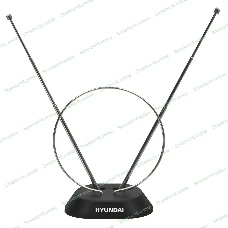Антенна телевизионная Hyundai H-TAI100 3дБ пассивная черный