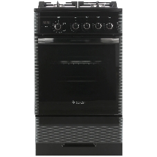 Плита газовая Gefest ПГ 5500-03 0044 черный, конфорок 4 шт, духовка 52 л, 50 см x 85 см x 58.5 см