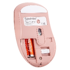 Комплект клавиатура+мышь Smartbuy 108AG беспроводной, USB, 1600 DPI, розовый