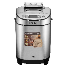 Хлебопечка Hyundai HYBM-M0313G серебристый/чёрный, 600 Вт, 0.9 кг, 13 программ