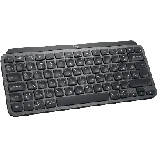Клавиатура беспроводная Logitech MX Keys Mini (920-010501), USB, Bluetooth/Радиоканал, темно-серый/черный