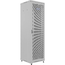 Шкаф коммутационный NTSS Премиум (NTSS-R42U6060PD) напольный 42U 600x600 мм пер. дв. перфор. металл 900 кг серый 510 мм 86 кг IP20 металл