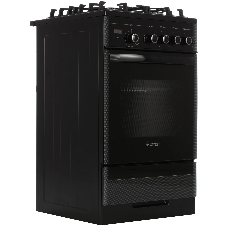 Плита газовая Gefest ПГ 5500-03 0044 черный, конфорок 4 шт, духовка 52 л, 50 см x 85 см x 58.5 см