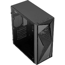 Компьютерный корпус Aerocool/Formula Glider Cosmo V1 без БП, ATX, боковое окно (закаленное стекло), черный