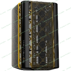 Компьютерный корпус без блока питания Geometric Future Model 2 The Ark, Mini-Tower, no fans, 3xUSB-A 3.0, 1xUSB 3.2 Type-C, mATX, mITX Black/Gold