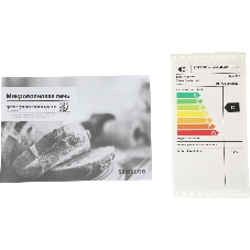 Микроволновая печь Samsung MG23T5018AN/BW голубой, 23 л, 800 Вт, переключатели - сенсор