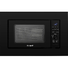Встраиваемая микроволновая печь Weissgauff HMT-620 B Grill черный, 20 л, 700 Вт, переключатели - кнопки/поворотный механизм