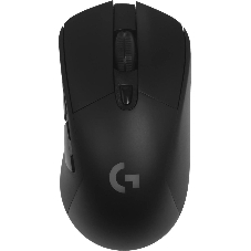 Мышь игровая Logitech G703 Lightspeed черная, сенсор 100-25600dpi (Hero25K), беспроводная 2.4GHz + USB 1,8м, 5 программируемых кнопок + колесо прокрутки, RGB-подсветка, под правую руку
