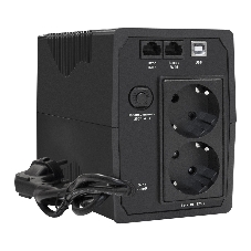 Источник бесперебойного питания ExeGate EP285474RUS Power Back BNB-850.LED.AVR.EURO.RJ.USB 850VA/480W, LED, AVR,2 евророзетки, RJ45/11, USB, черный