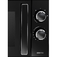 Микроволновая печь Centek CT-1560 черный, 20 л, 700 Вт, переключатели - поворотный механизм