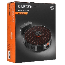 Робот-пылесос Garlyn SR-550 черный/оранжевый, 3200 мА*ч Li-Ion, уборка сухая/влажная, пылесборник контейнер 0.32 л