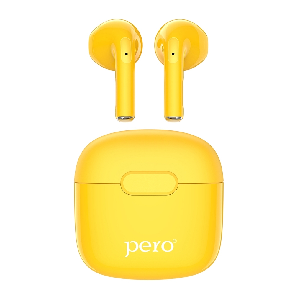 Беспроводные наушники PERO TWS05 COLORFUL Yellow