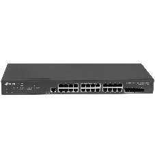 Коммутатор TP-Link TL-SG3428XMP, 24×1 Гбит/с PoE + 4×10 Гбит/с SFP+ Uplink, управляемый