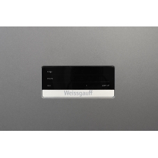 Холодильник Weissgauff CBN2WB1C2 INVERTER тёмно-серый двухкамерный 280/108л морозилка снизу, No Frost