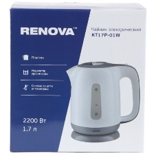Чайник электрический Renova KT17P-01W Пластик