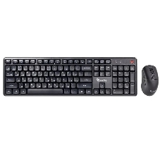 Комплект клавиатура+мышь Smartbuy 106AG беспроводной, USB, 1600 DPI, чёрный