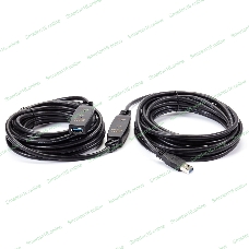 Кабель-адаптер USB3.0-repeater Aopen, удлинительный активный Am-->Af 10м
